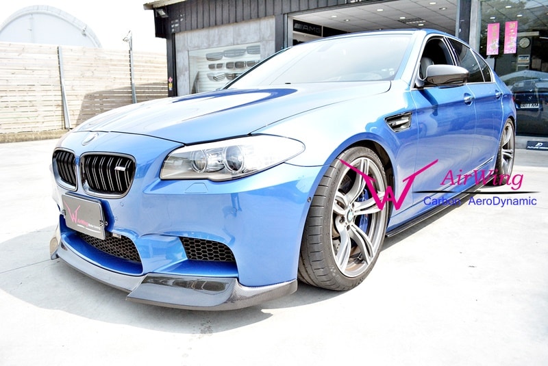 BMW F10 M5 AirWing carbon front lip 03